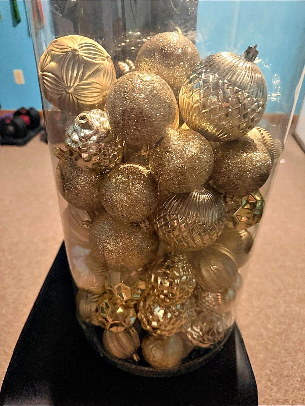 Gold Christmas Ornaments